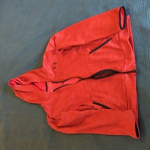 Youth large under armor red hoodie